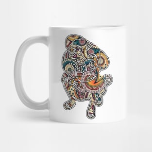 colorfull henna pug V.2 Mug